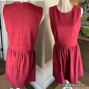 JCREW Maroon Sleeveless Dress 
Size: Medium 
Color: Maroon